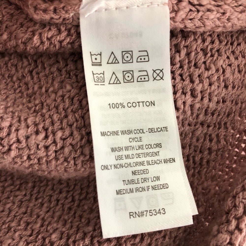 Pink Cropped Sweater - Picture 4 of 4